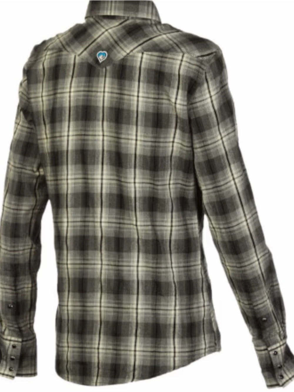Kuhl Navy Sheridan Plaid Button-Down Shirt S EUC